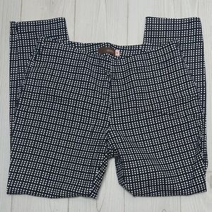 Stylish Black and White Women's Pants- Size 8